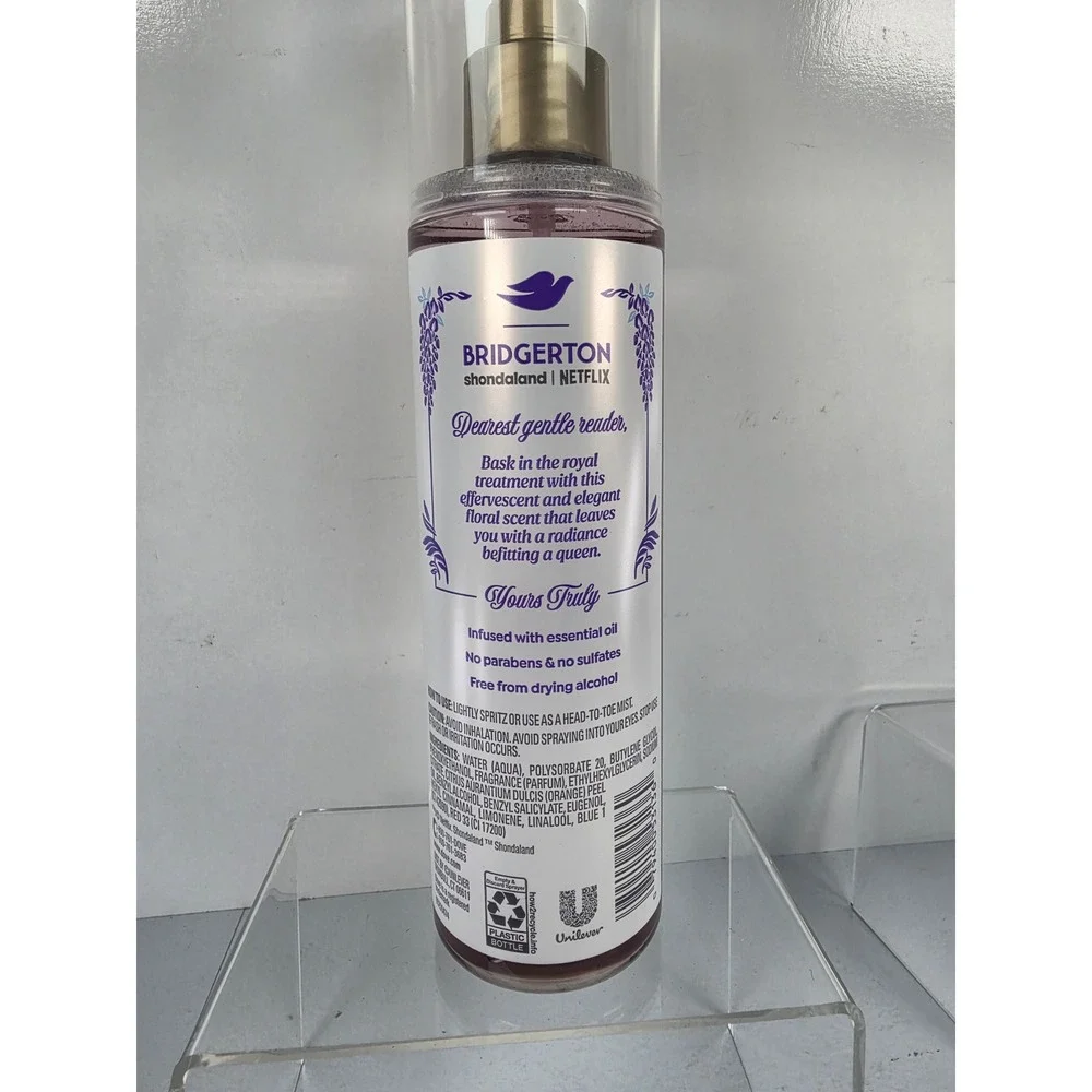Dove Bridgerton Limited Edition Whispering Wisteria Body Mist 8oz